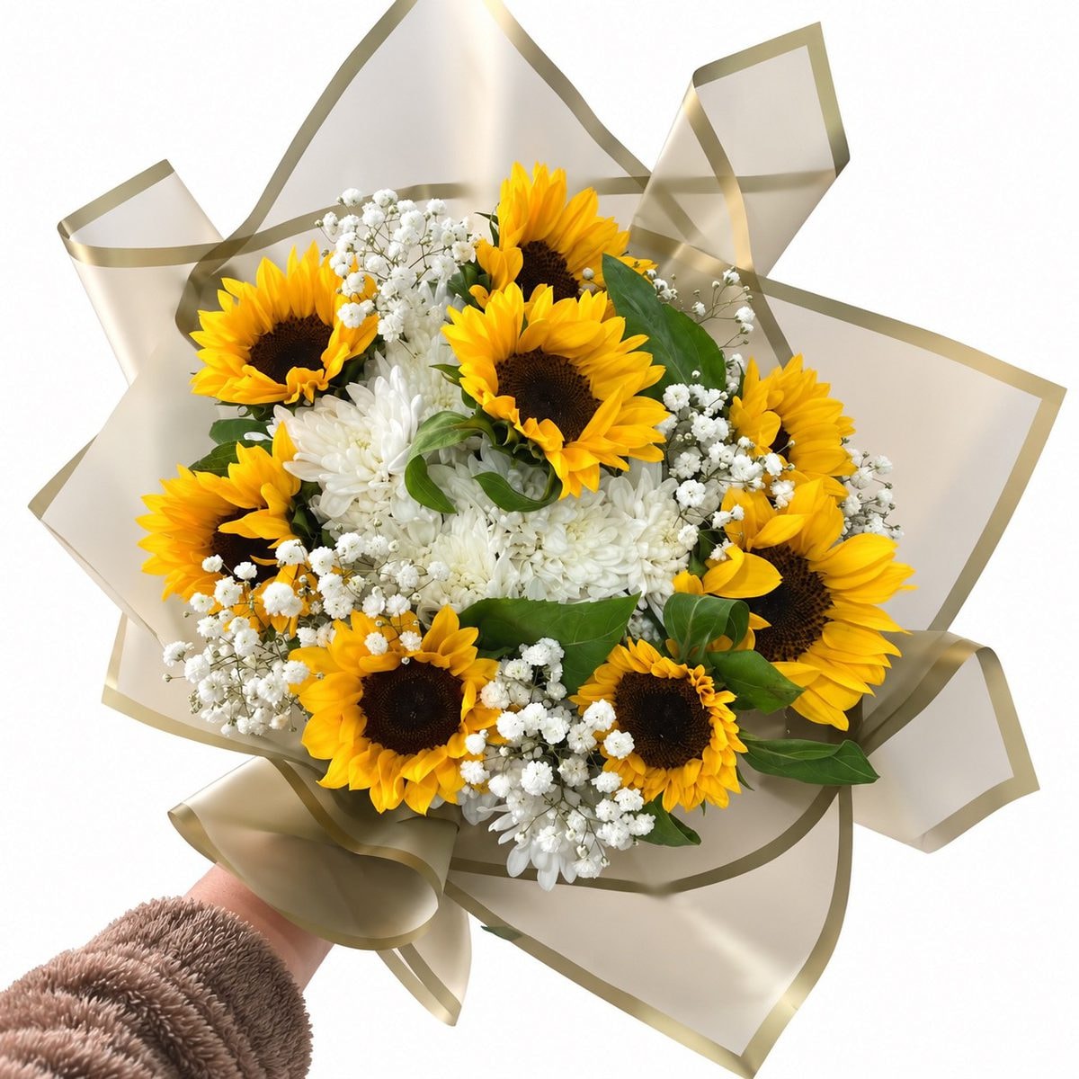 Primaveral Dorado — 8 Girasoles - Imagen 1