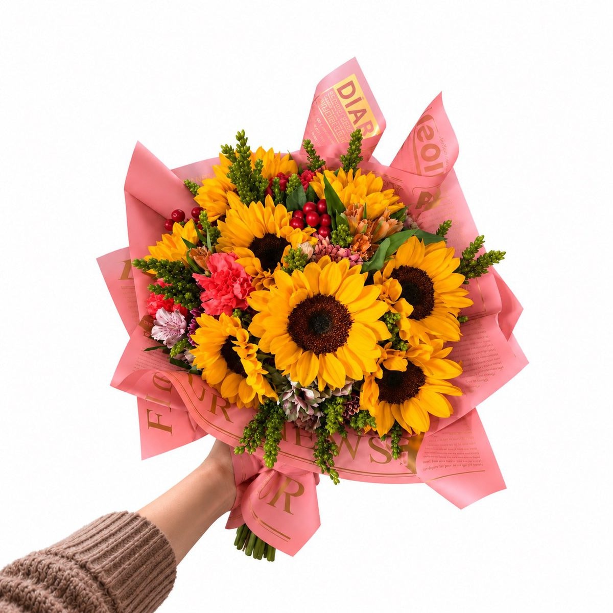Primaveral Alegría — 8 Girasoles - Imagen 1