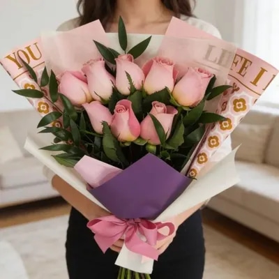 Ramo 8 Rosas - Configurable por COLOR