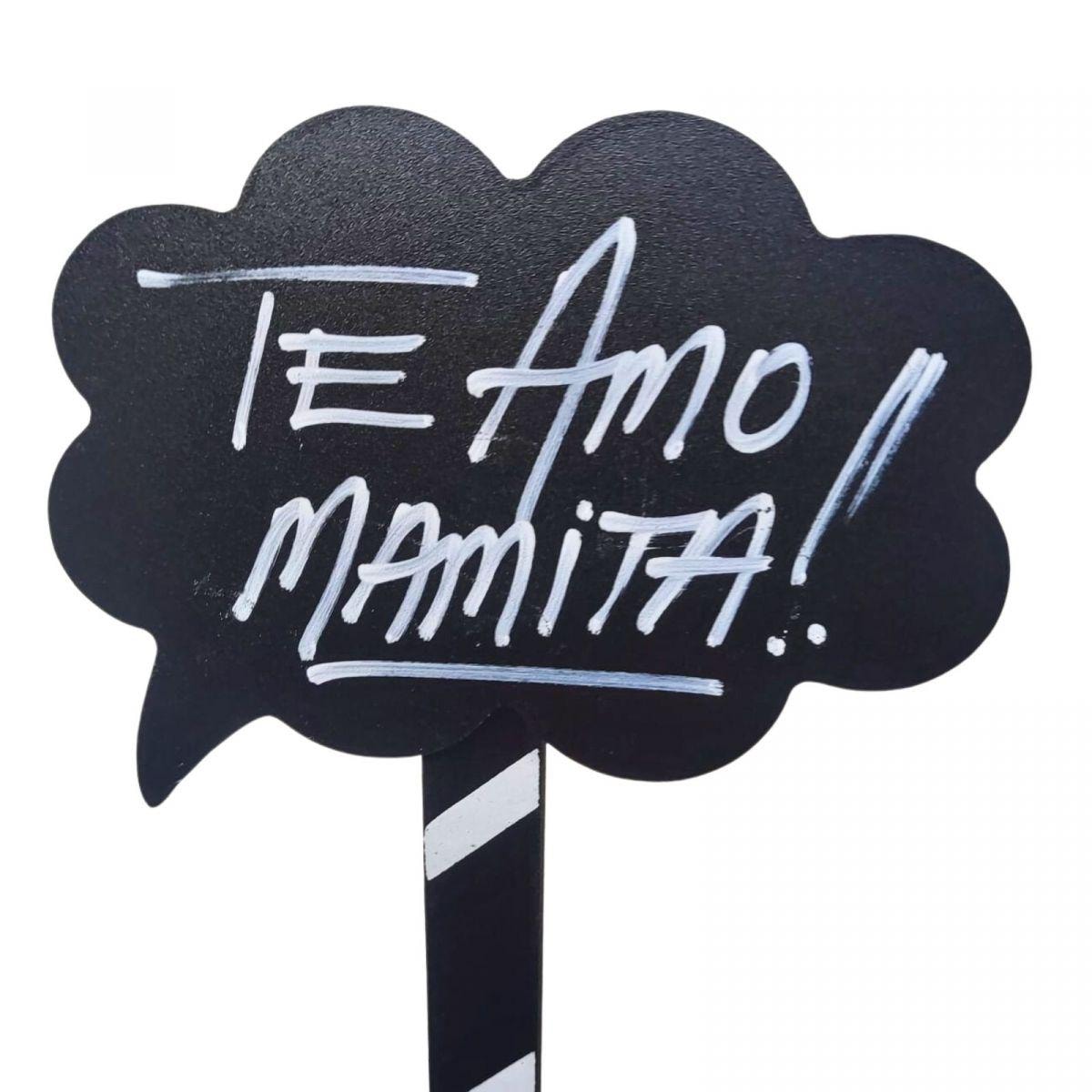 Pizarra con Mensaje "Te amo mamita" - Imagen 1