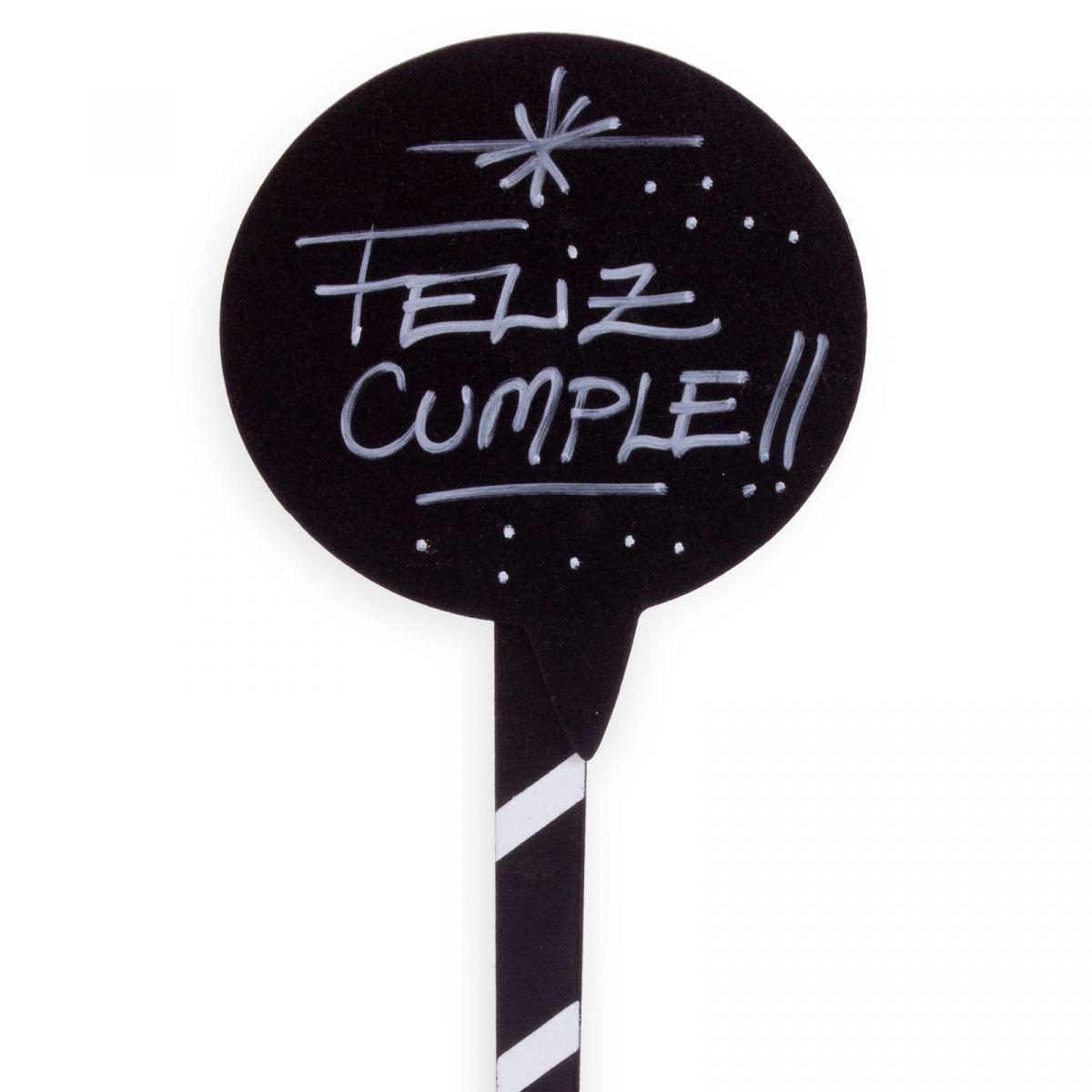 Pizarra con Mensaje "Feliz cumple" - Imagen 1