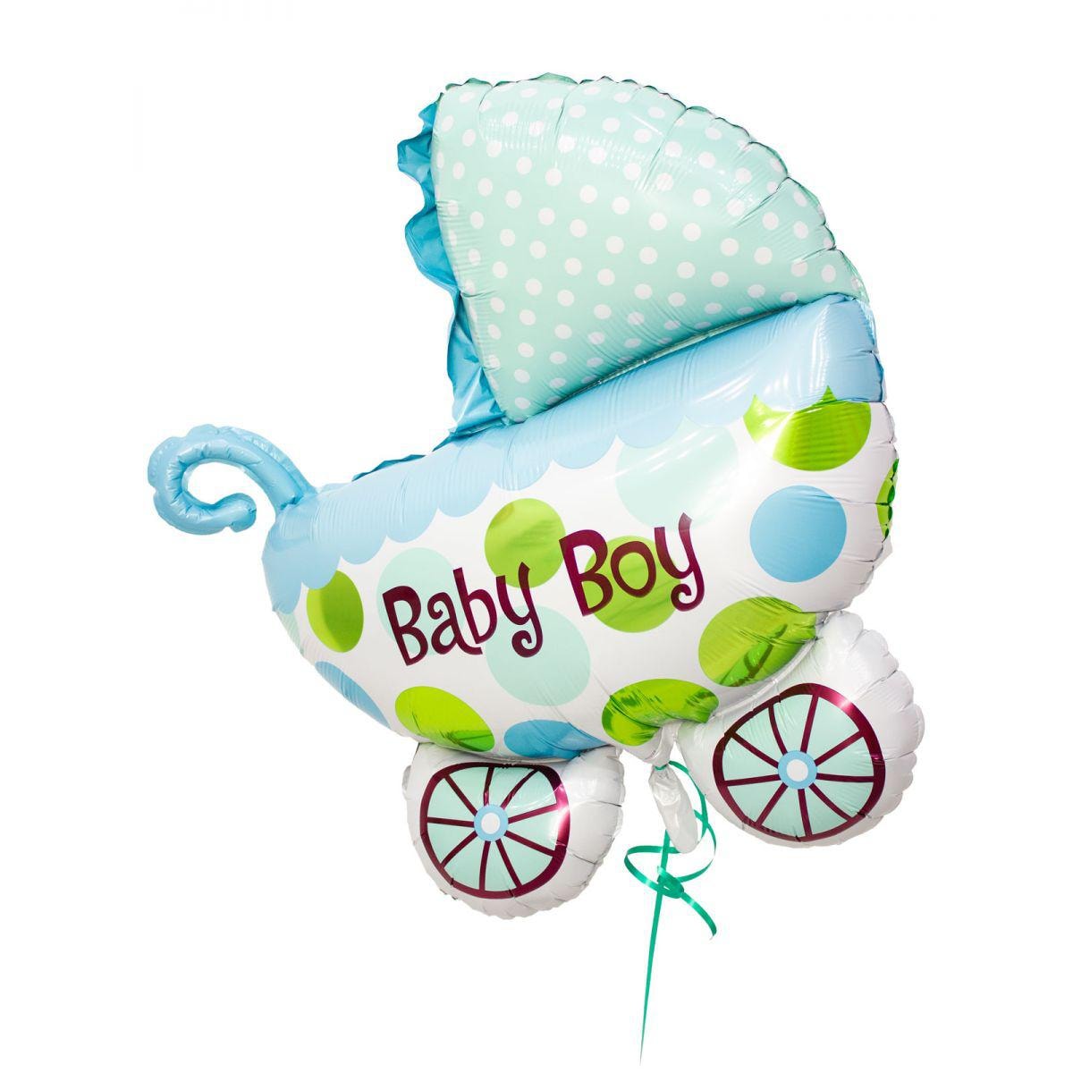 Globo Coche Baby Boy 50 cm - Imagen 1