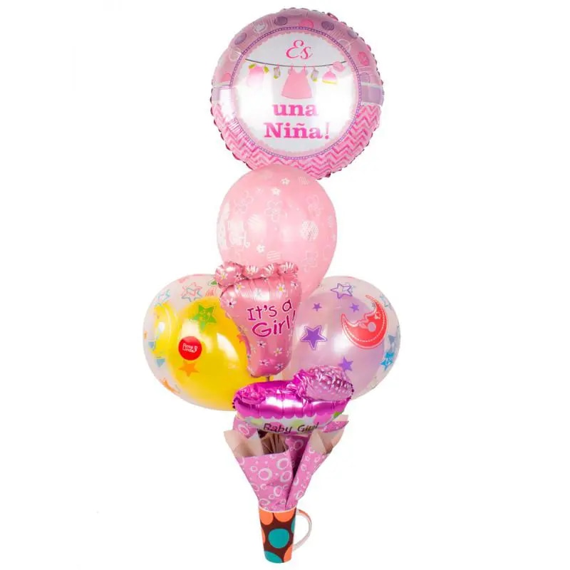 Mix de globos: Es una Niña