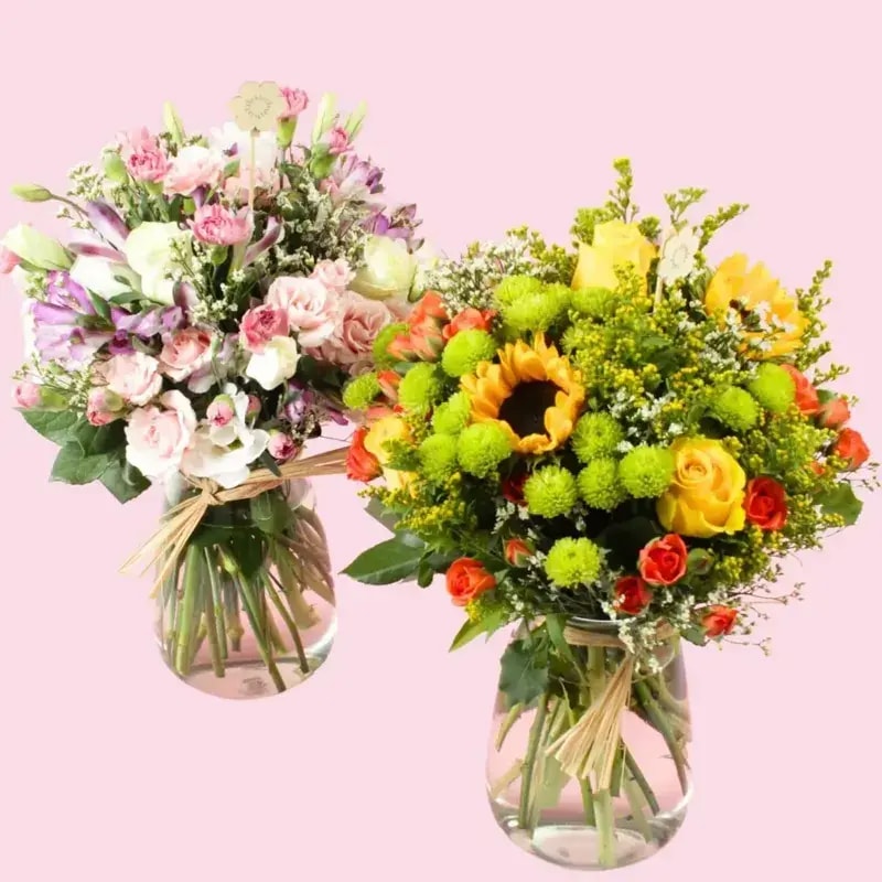 FLORERO Selección florista del día - florero mix de flores de temporada - Imagen 1