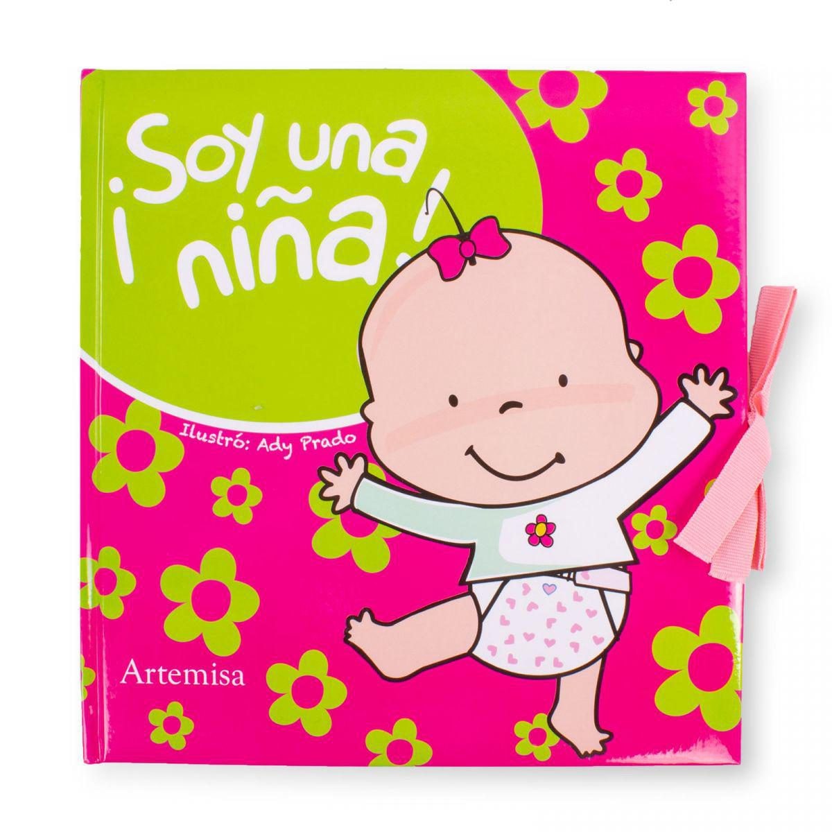 Libro ¡Soy una niña! - Libro de regalo para nacimiento de niña - Imagen 1