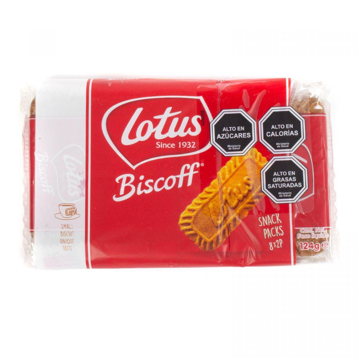 Galletas Lotus Biscoff - Galleta Lotus caramelizada de 124 grs - Imagen 1