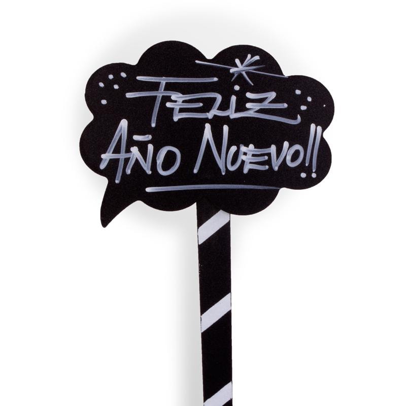 Pizarra con Mensaje "Feliz año nuevo" - Imagen 1