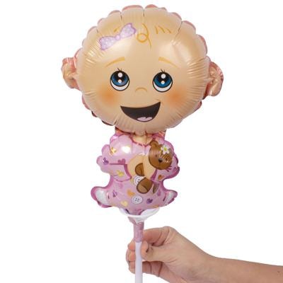 Globo niñita con osito - Imagen 2
