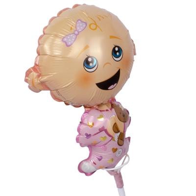 Globo niñita con osito - Imagen 3
