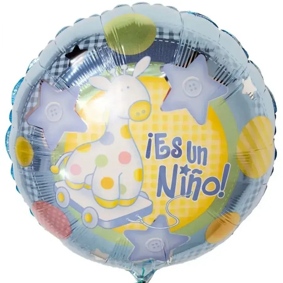 Globo Es un niño 35 cm - Imagen 1