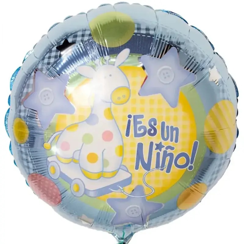 Globo Es un niño 35 cm - Imagen 1