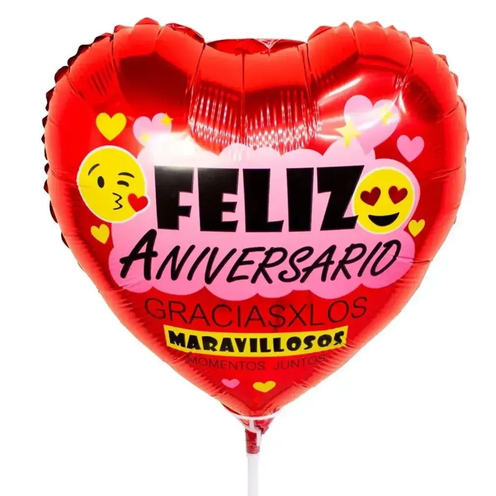 Globo Feliz Aniversario Gracias por los Maravillosos momento - Imagen 1