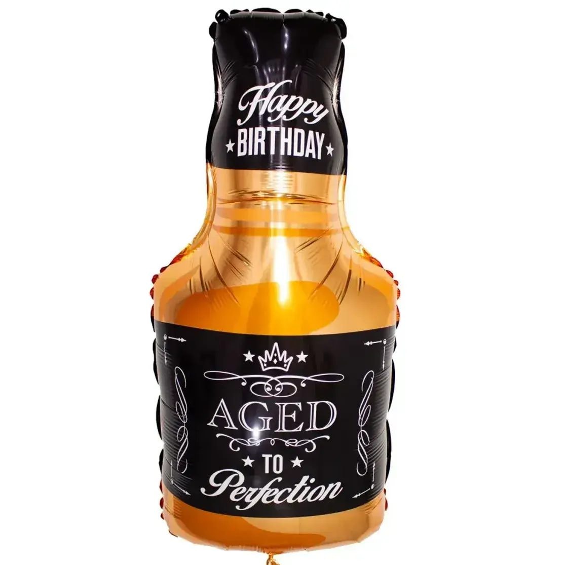 Globo Happy Birthday forma de Botella de Whisky - Imagen 1