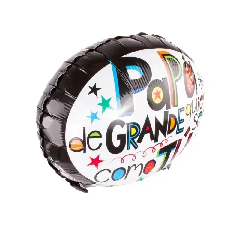 Globo Papá de grande quiero ser como tú 40 cm - Imagen 3