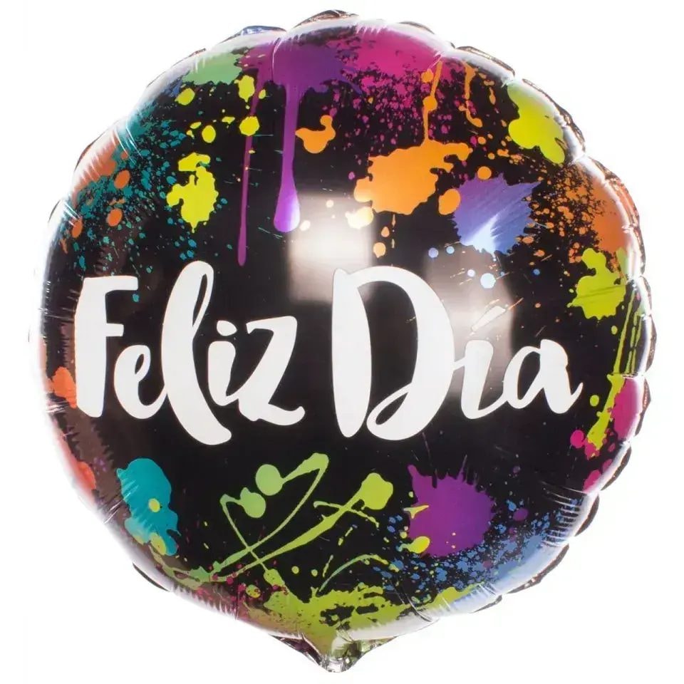Globo Feliz Día Colores 35 cm - Imagen 1