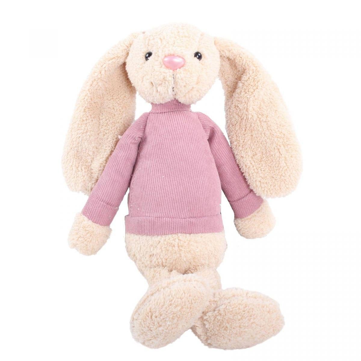 Peluche conejita con chaleco Frany - Imagen 1