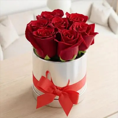 Encanto Ecuatoriano- Arreglo en sombrerero rosas rojo