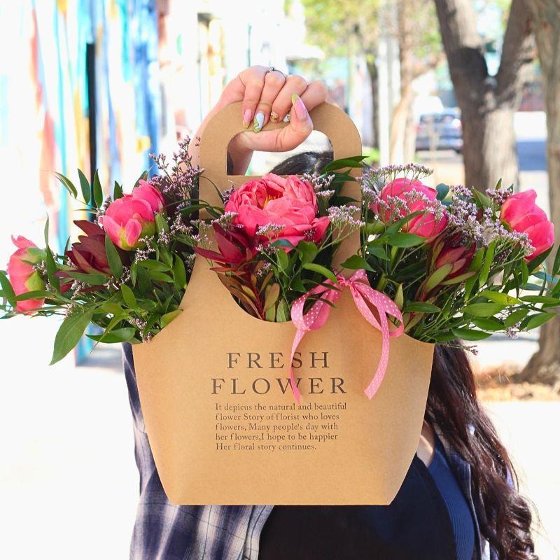 Bolsa de Peonias - Arreglo floral de peonias - Imagen 1