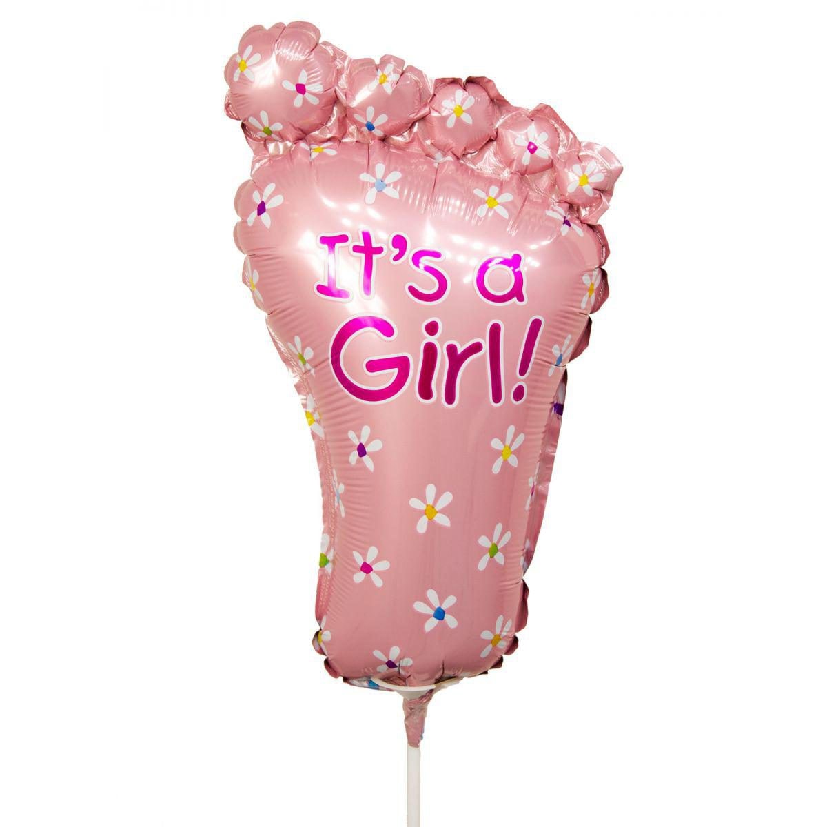 Globo piecito Its a Girl! - Imagen 1