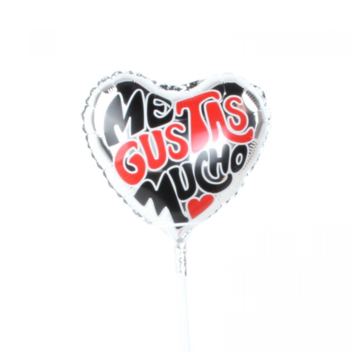 Globo Me Gustas Mucho 20cm - Imagen 1