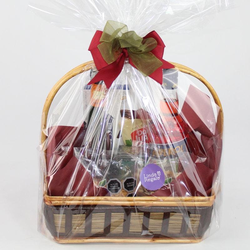 Set de Regalo Coctel - Canasto de regalo con espumante, aperol, chocolates y picoteo - Imagen 1
