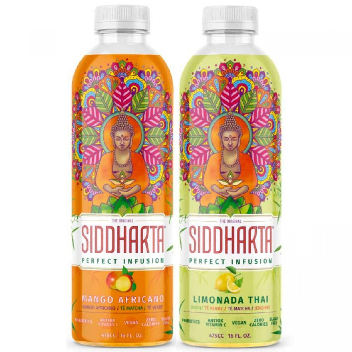 Pack Infusión Siddharta - Dúo de Infusión Limonada Thai y Mango Africano 475cc - Imagen 1