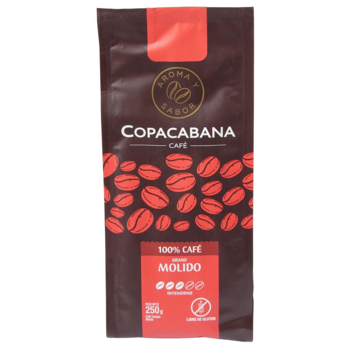 Café Copacabana - Café de grano molido 250 gr. - Imagen 1