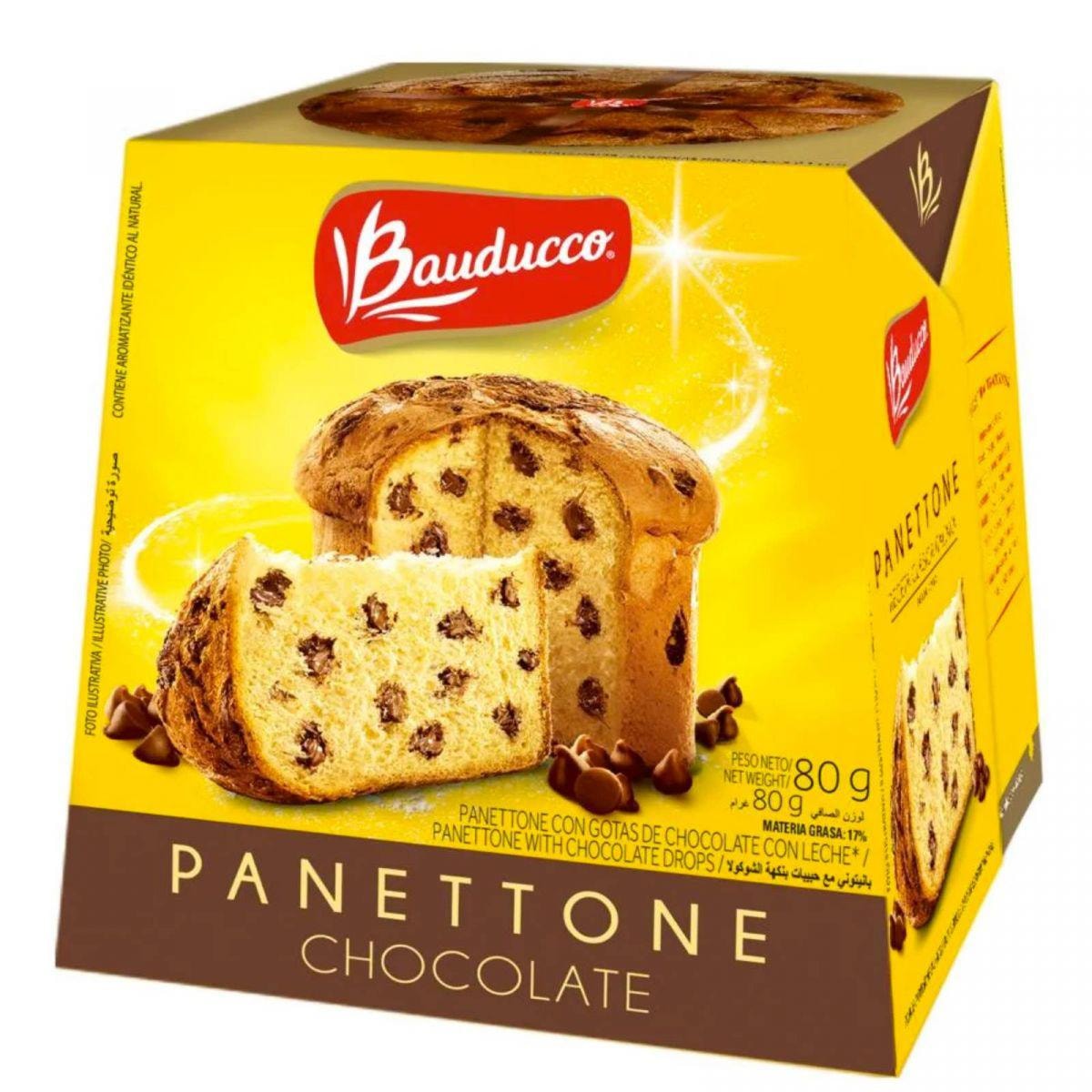 Mini Panettone Chocolate Bauducco - mini panettone 80 g - Imagen 1