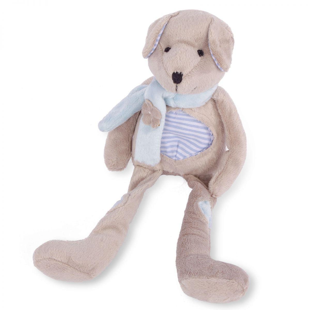 Peluche osito piernas largas celeste - Imagen 1