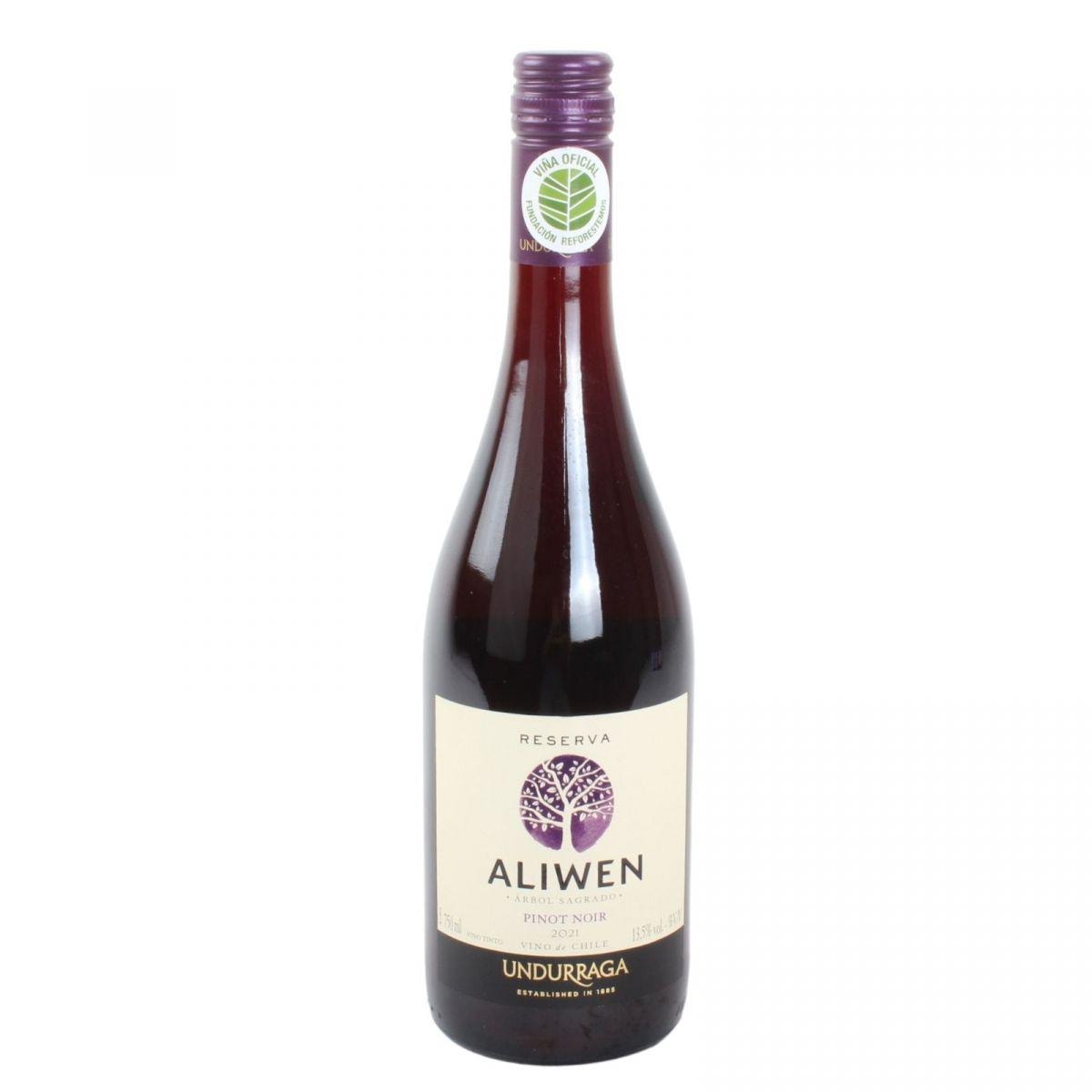 Vino Aliwen - Pinot Noir Reserva 750cc - Imagen 1