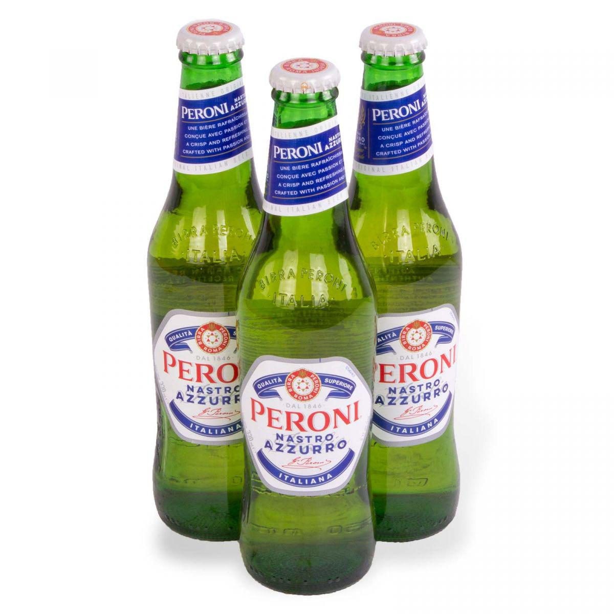 Set de 3 Cervezas Peroni - Trio de cervezas Peroni de 330 ml - Imagen 1