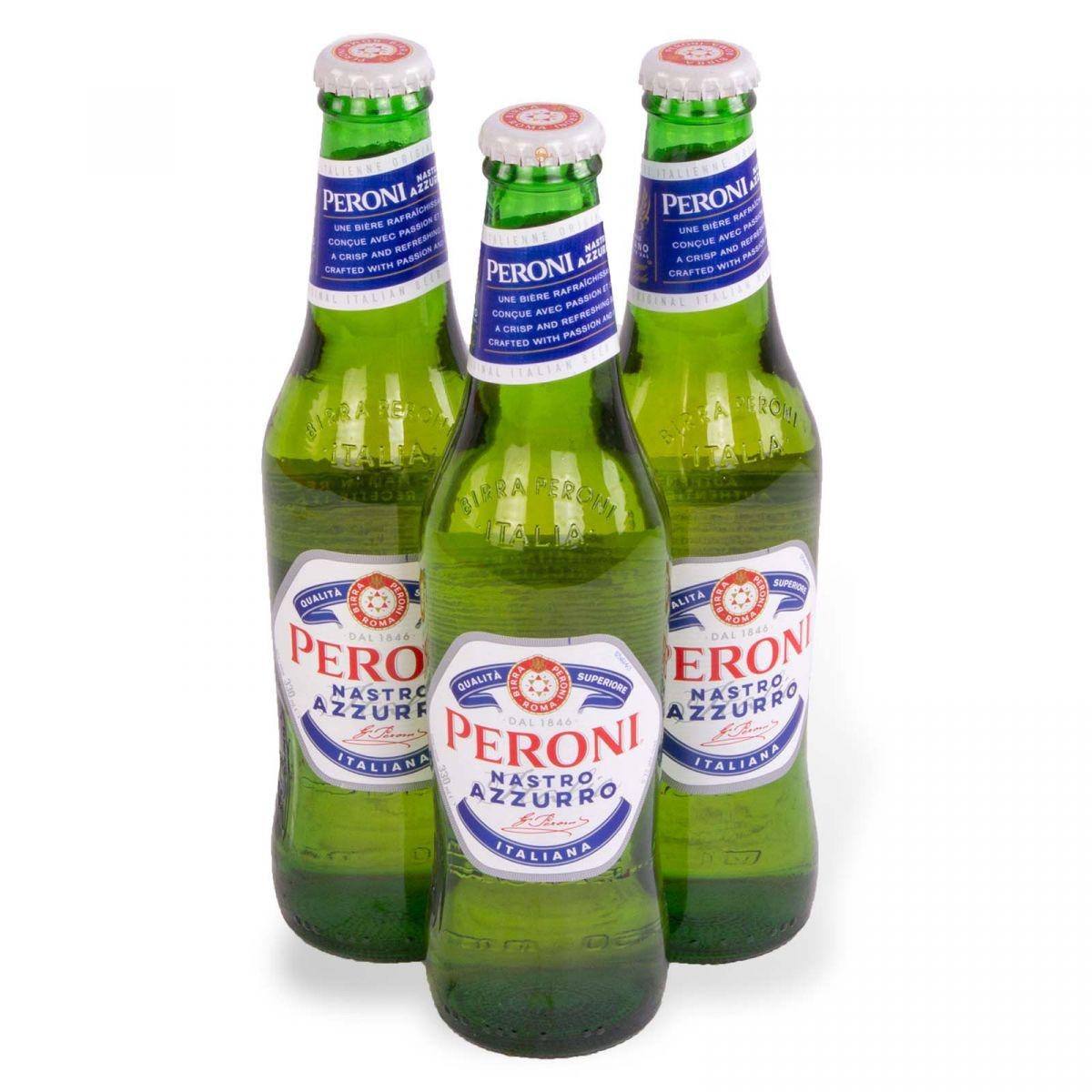 Set de 3 Cervezas Peroni - Trio de cervezas Peroni de 330 ml - Imagen 1