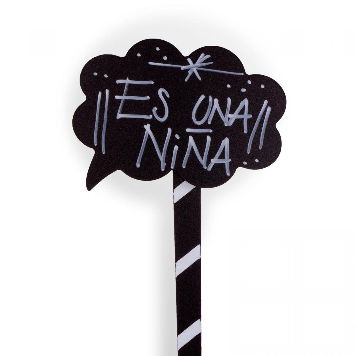 Pizarra con Mensaje "Es una niña" - Imagen 1