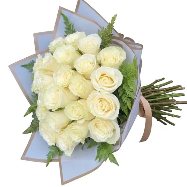 Ramillete Pureza 24 rosas