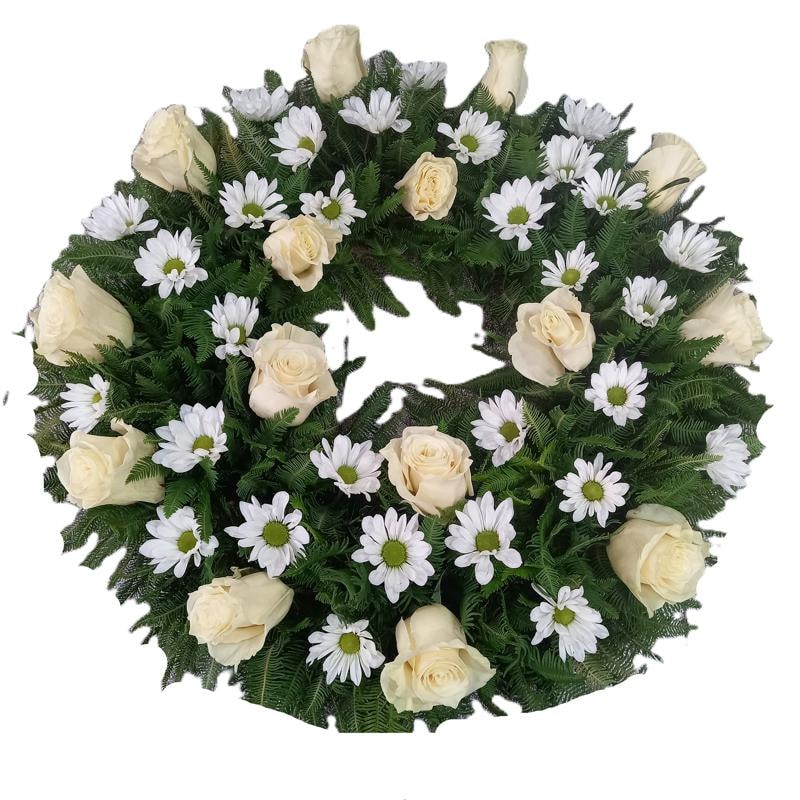 Corona de Paz-15 rosas - Imagen 1