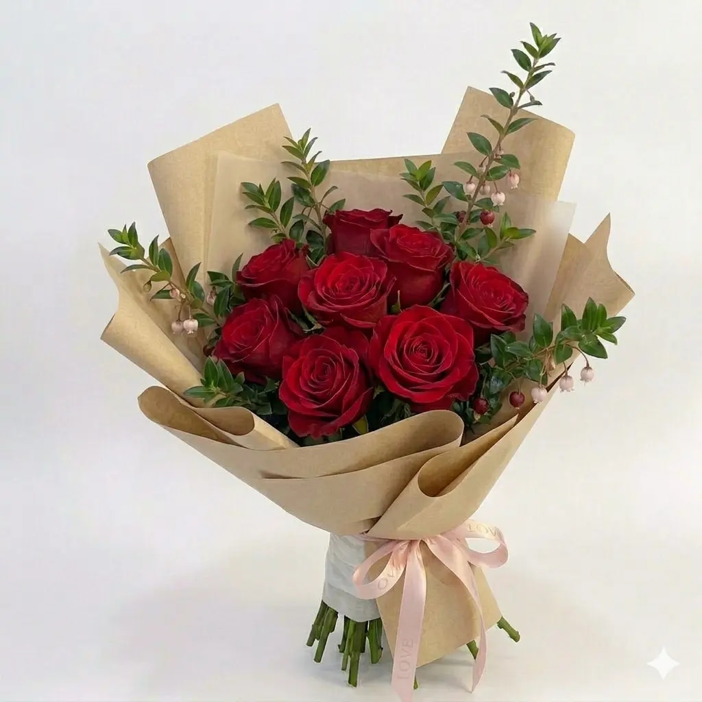 Bouquet 9 Rosas -B