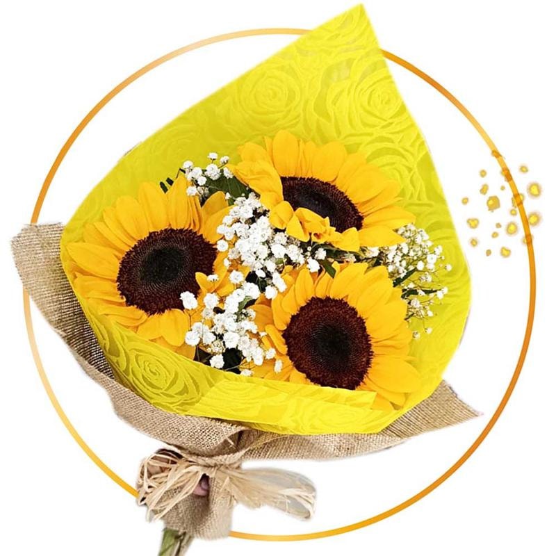 Ramo 3 Girasoles - Imagen 1