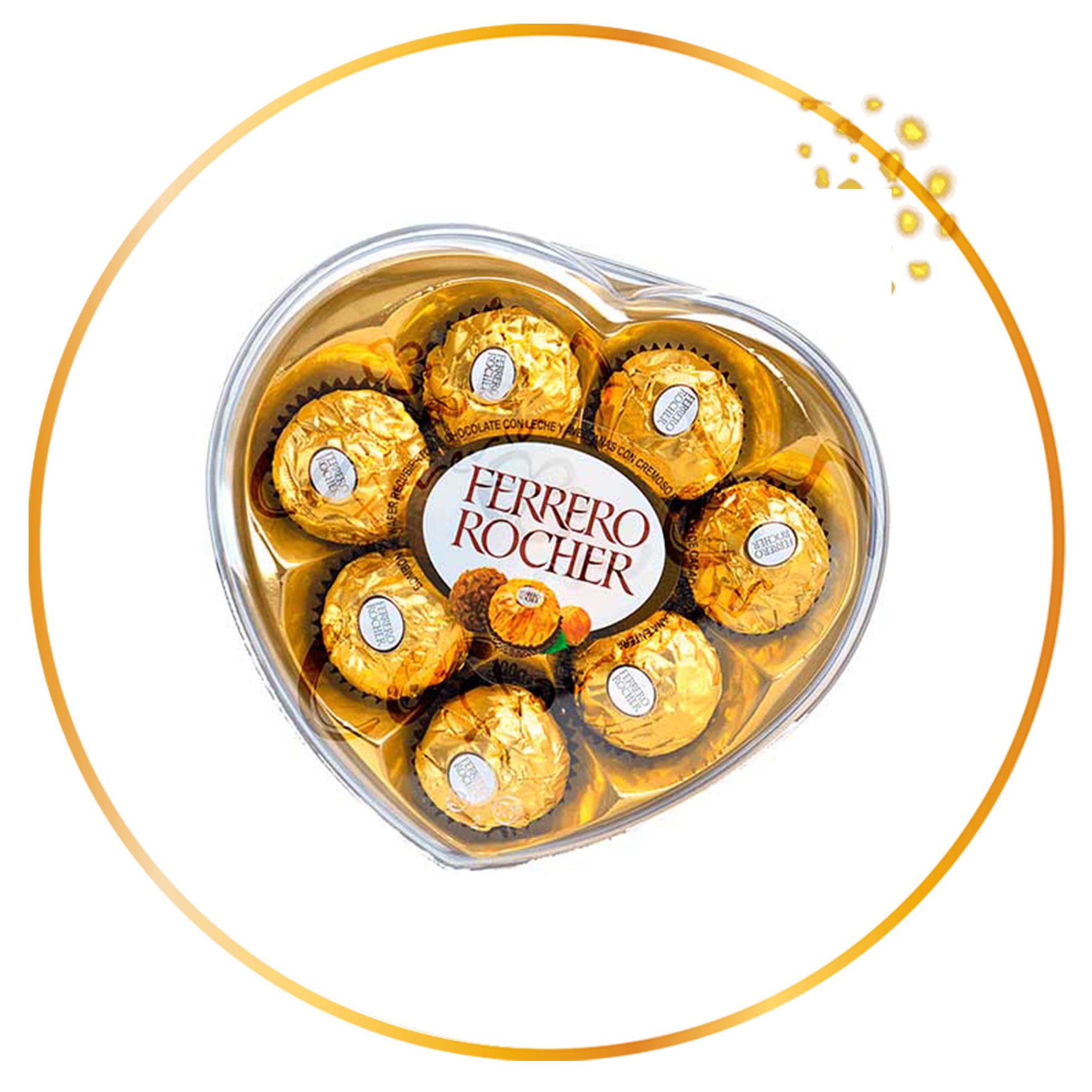 Ferrero Rocher Corazón 8 uds. - Imagen 1