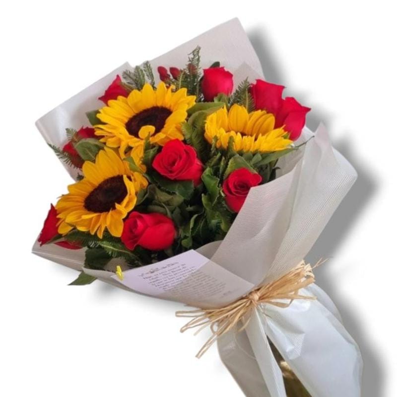 Rosas y Girasoles - Imagen 1