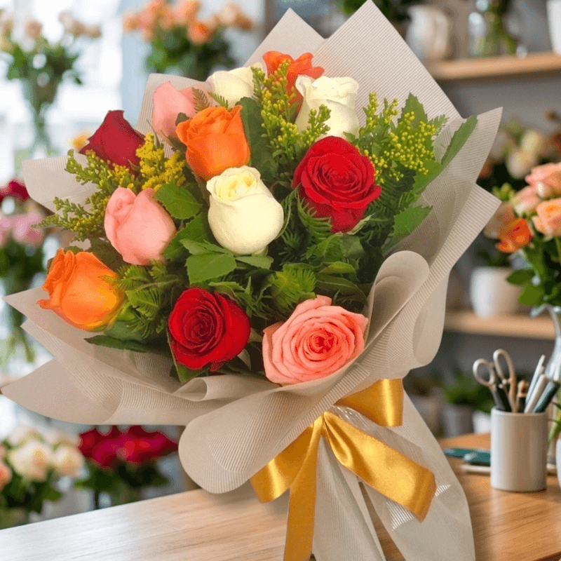 Colores en rosas - Imagen 1