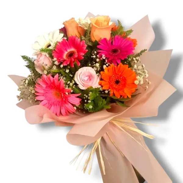 Gerberas y Rosas