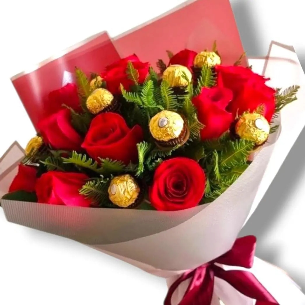 Rosas con Bombones