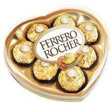 CHOCOLATE FERRERO 100 GRS CORAZON - Imagen 1