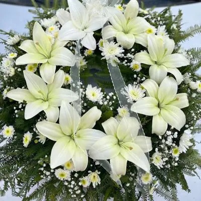 CONDOLENCIAS EN ELEGANCIA BLANCA