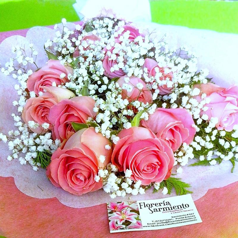 Ramo de 12 rosas Princess - Imagen 1
