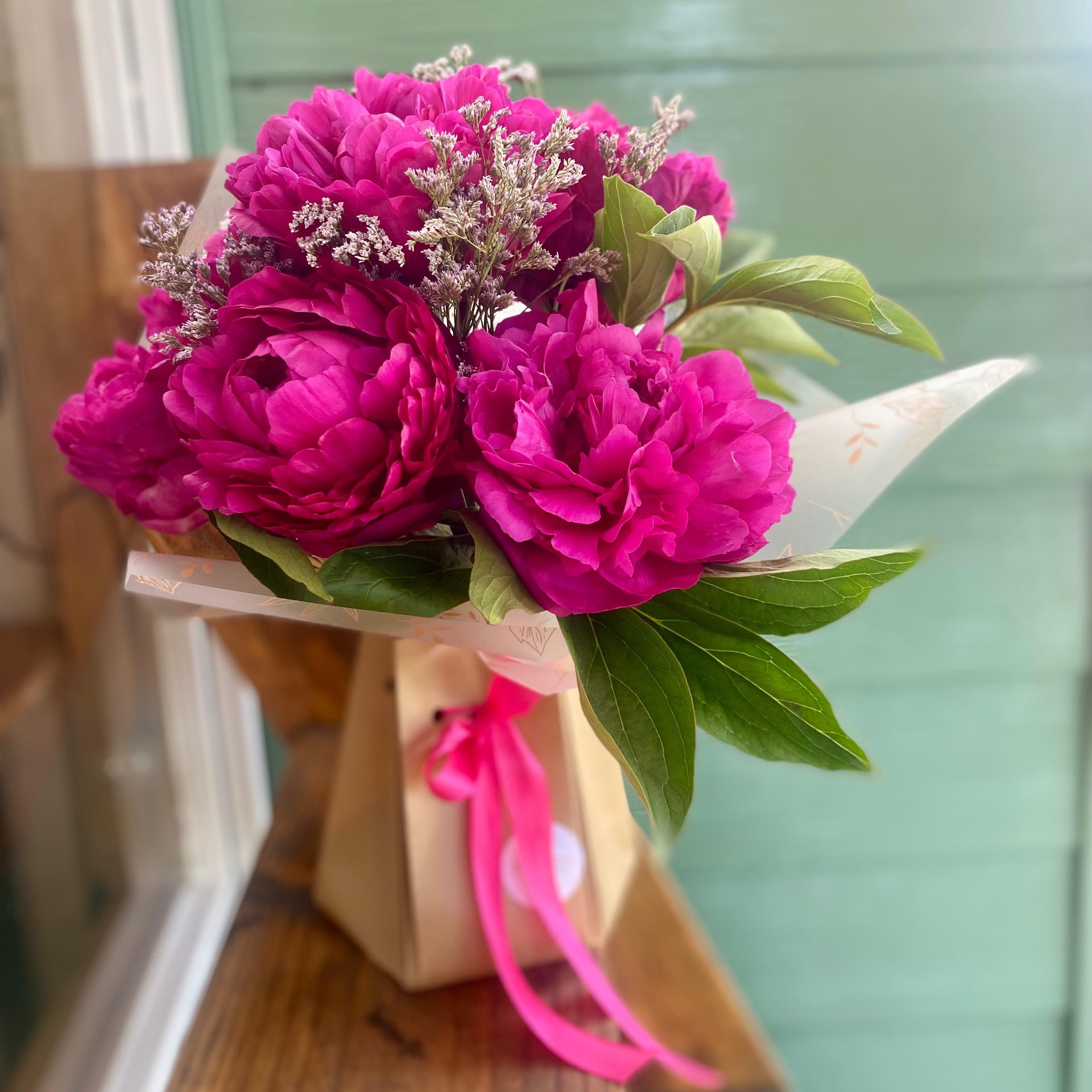 Bouquet Peonias Karl Rosenfield - Imagen 1