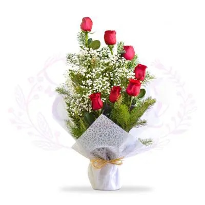 Arreglo Caracola Rosas Rojas