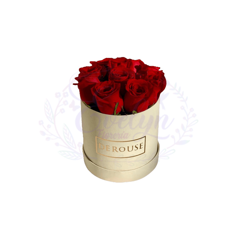 Box Amor 7 Rosas Rojas Premium - Imagen 1