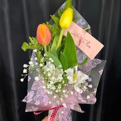 Dúo de tulipanes