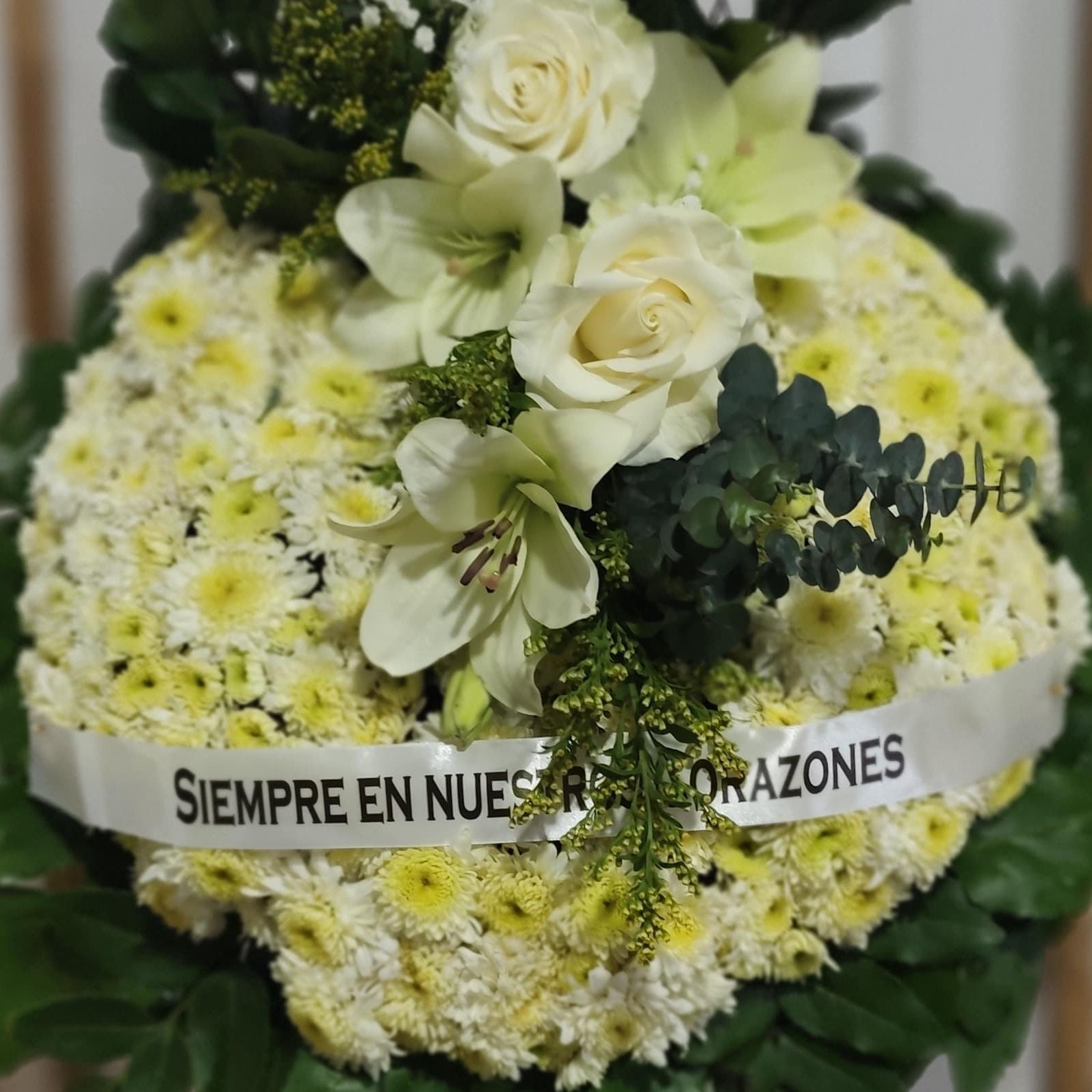 Corona condolencias - Imagen 1